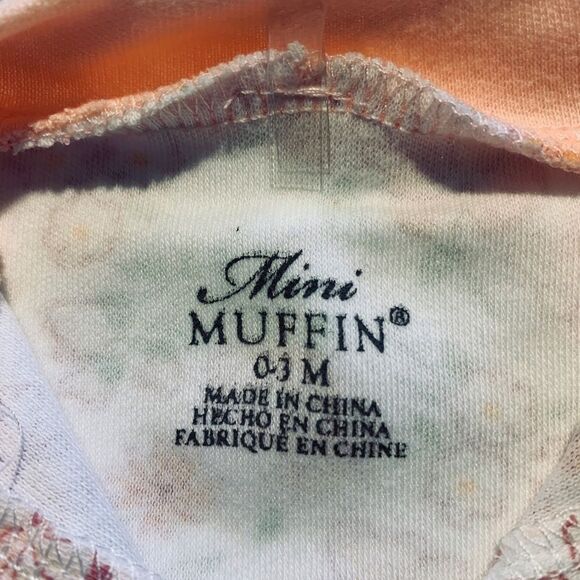 3 PIECE SET BABY GIRL 0-3 MONTHS MINI MUFFIN - Picture 5 of 5